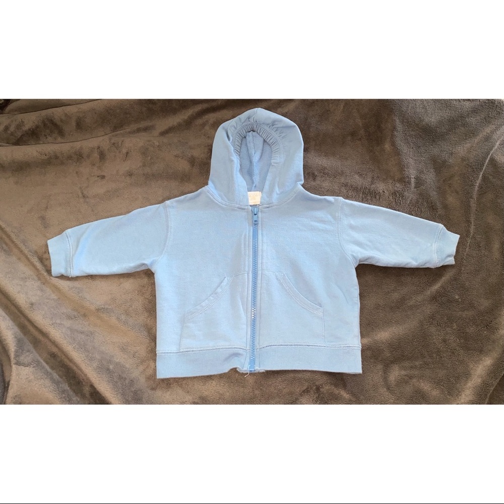 *SALE* Baby Gap Light Blue Zip Hoodie 3-12M